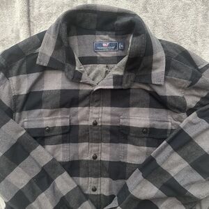 Vineyard Vines Shacket‎ Lined Flannel Shirt Jacket XL Deepwood Buffalo Plaid